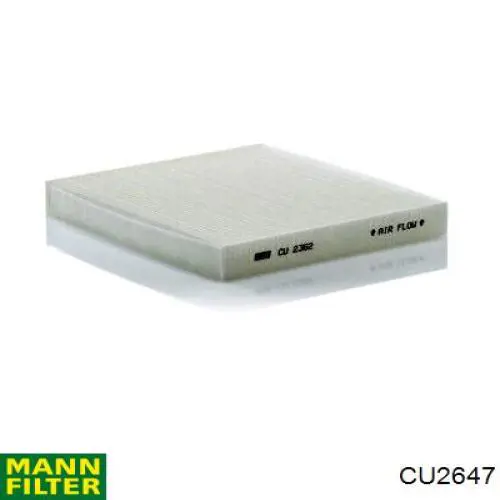 Filtro de habitáculo CU2647 Mann-Filter