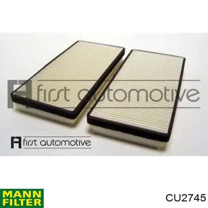 Купить CU2745 Mann-Filter Фильтр салона угольный