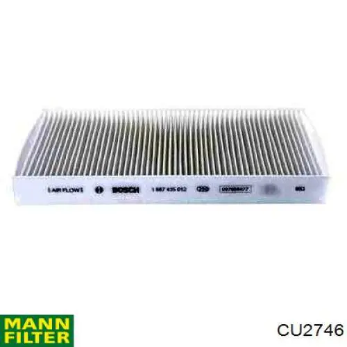 Фильтр воздушный отопителя Mann-Filter CU2746 цена, от 11.66 USD