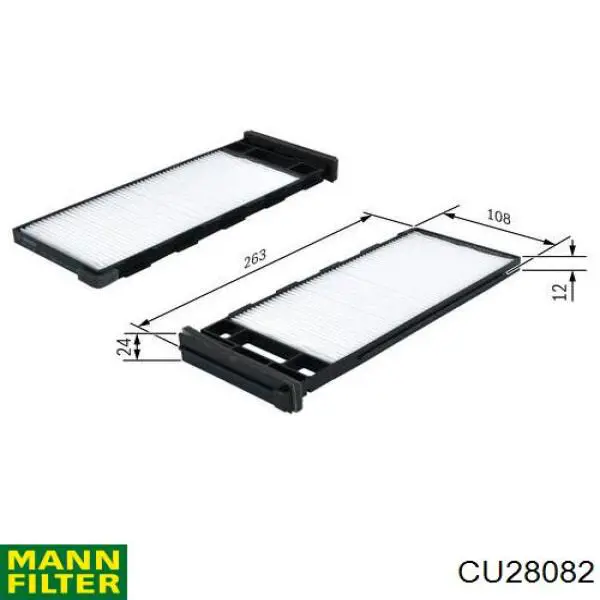 Воздушный фильтр салона Mann-Filter CU28082
