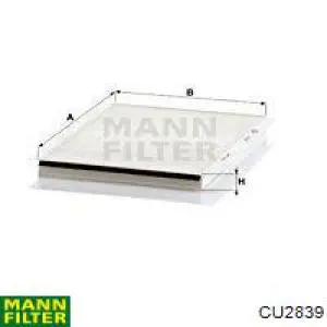 CU2839 Mann-Filter фильтр салона