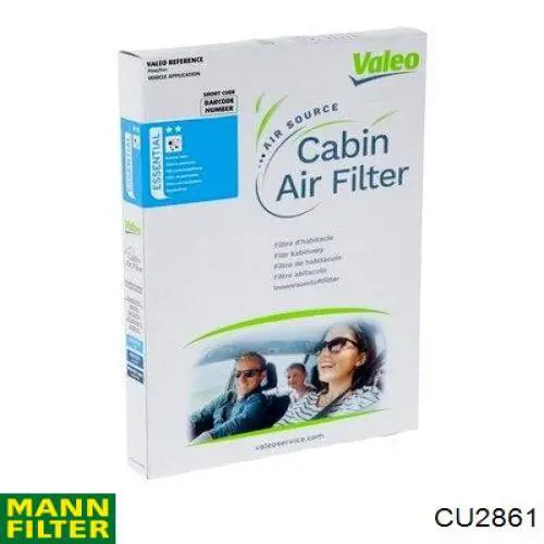 Filtro de habitáculo CU2861 Mann-Filter