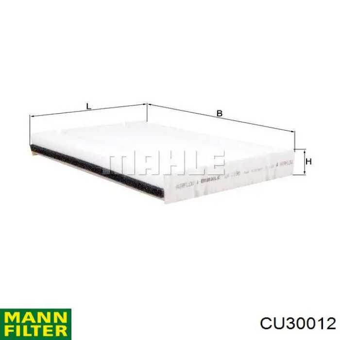 CU30012 Mann-Filter filtro de salão