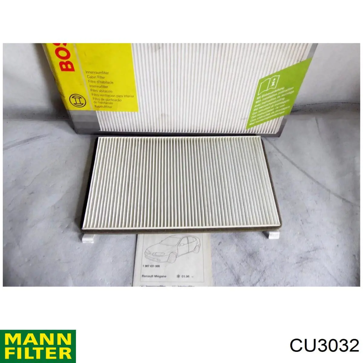 Купить CU3032 Mann-Filter Фильтр салона угольный