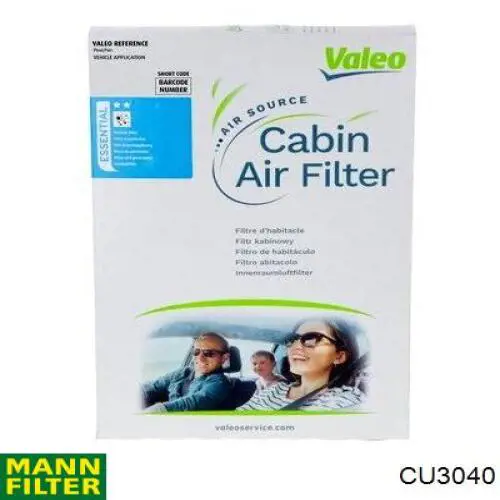 Фильтр воздушный отопителя Mann-Filter CU3040 цена, от 7.65 USD