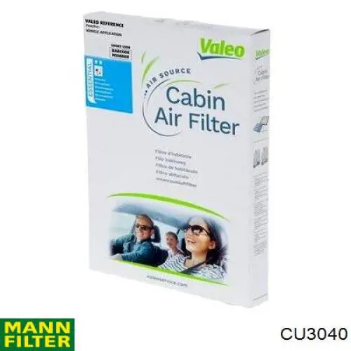 Фільтр салону CU3040 Mann-Filter