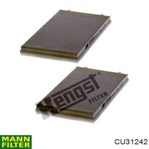 Купить CU31242 Mann-Filter Фильтр салона угольный
