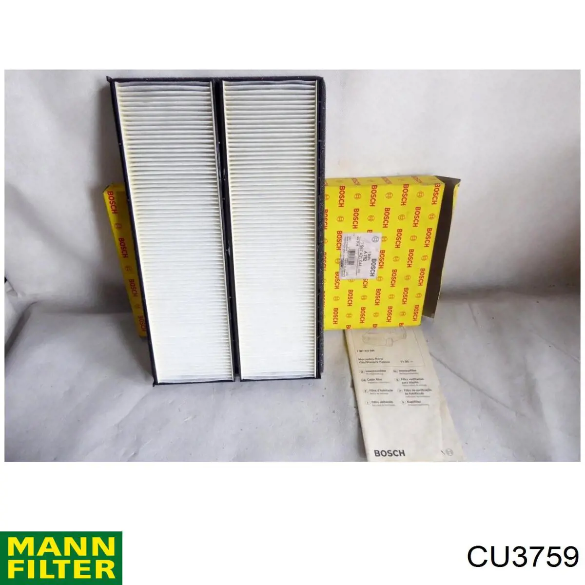 Воздушный фильтр салона Mann-Filter CU3759