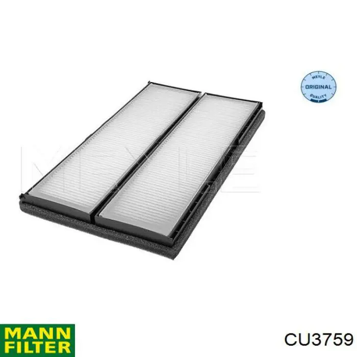 Фильтр воздушный отопителя Mann-Filter CU3759 цена, от 17.47 USD