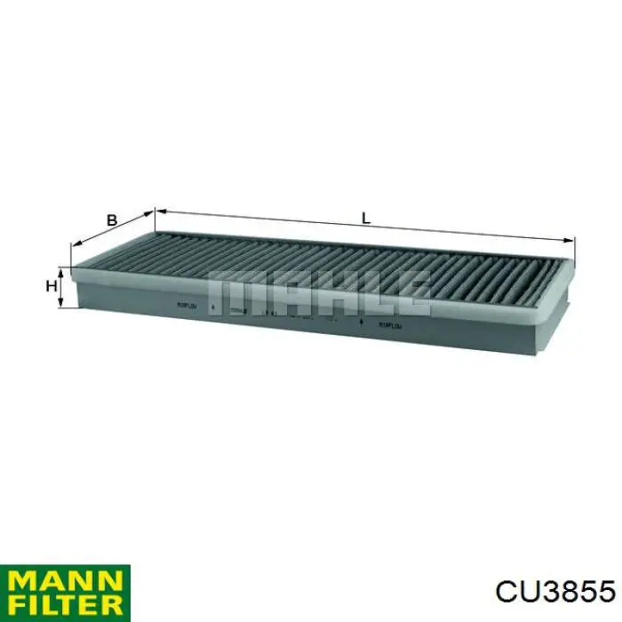 CU3855 Mann-Filter фильтр салона