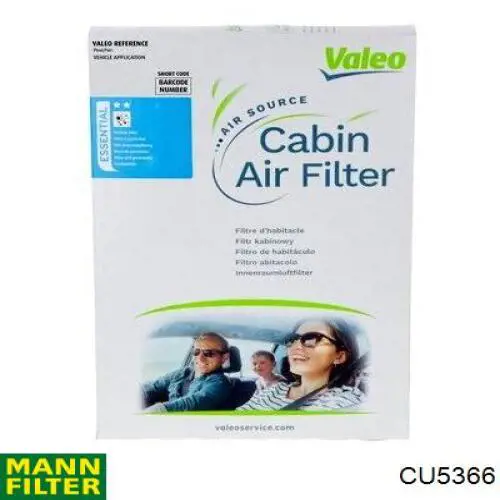 CU5366 Mann-Filter Внутрисалонный фильтр