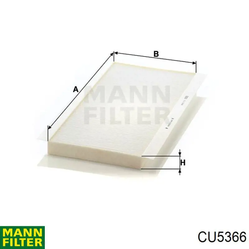 CU 5366 Mann-Filter фильтр салона