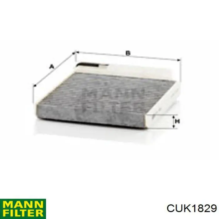 Filtro de habitáculo CUK1829 Mann-Filter