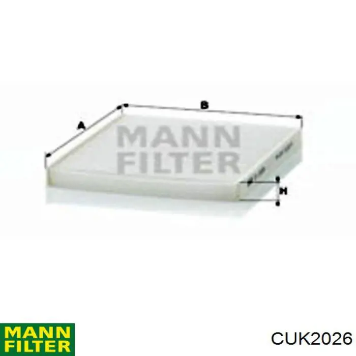 Фильтр салона B143 Vasco Filters