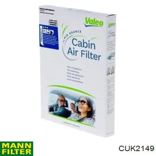 Фильтр воздушный отопителя Mann-Filter CUK2149 цена, от 16.72 USD