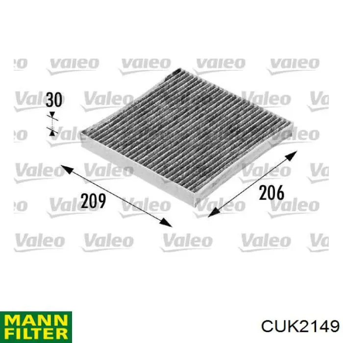 CUK2149 Mann-Filter Внутрисалонный фильтр