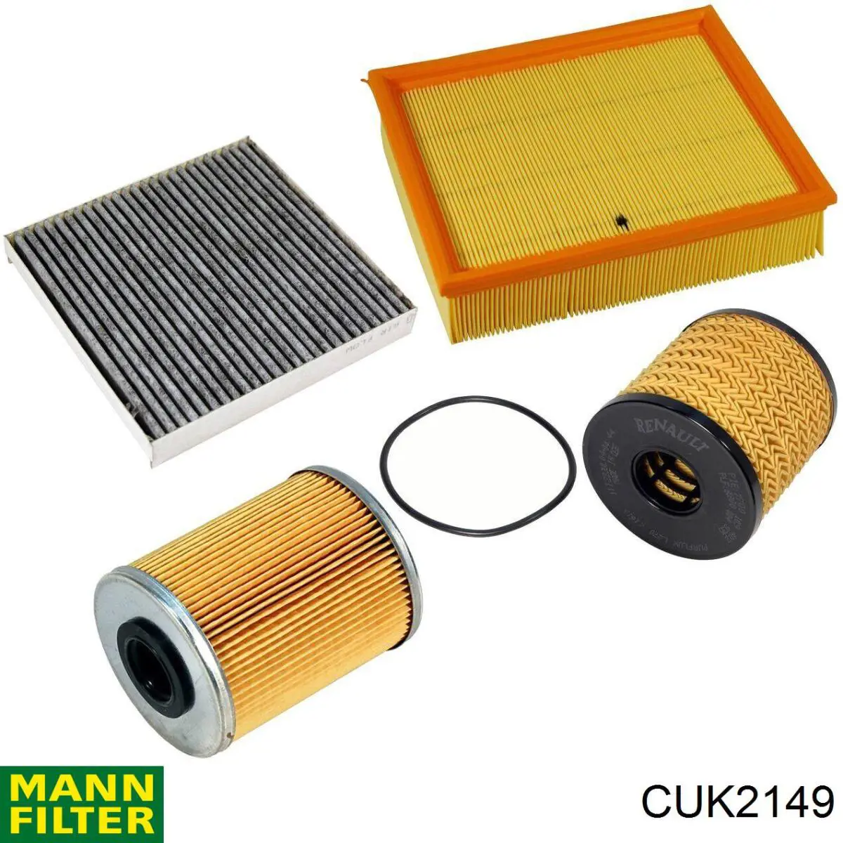 Купить CUK2149 Mann-Filter Фильтр салона угольный