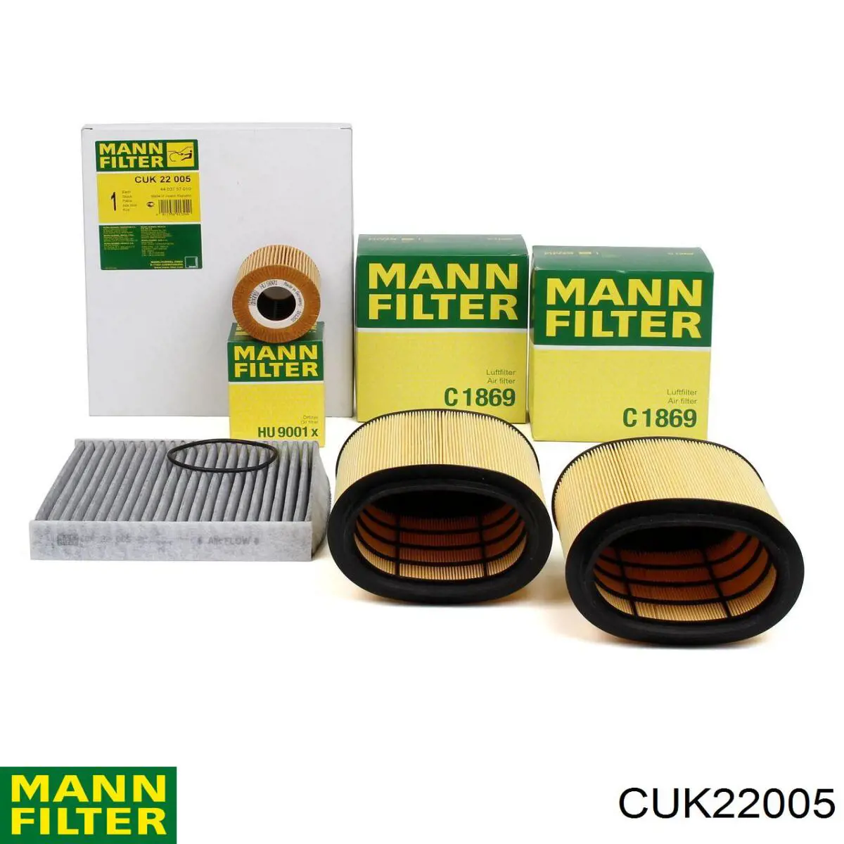 Воздушный фильтр салона Mann-Filter CUK22005