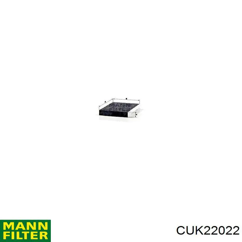 Filtro de habitáculo CUK22022 Mann-Filter