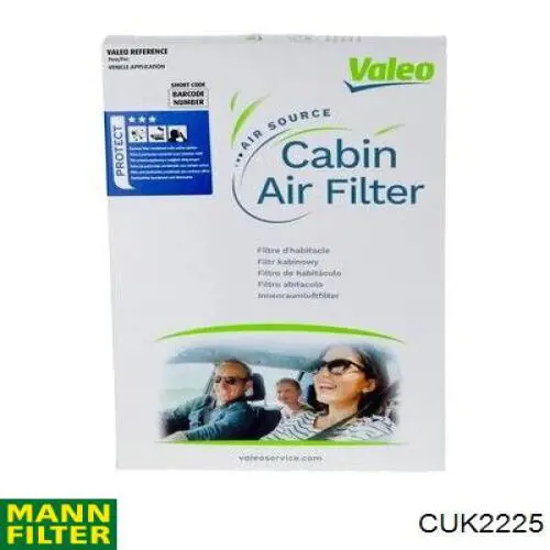 Фильтр салона CUK2225 Mann-Filter