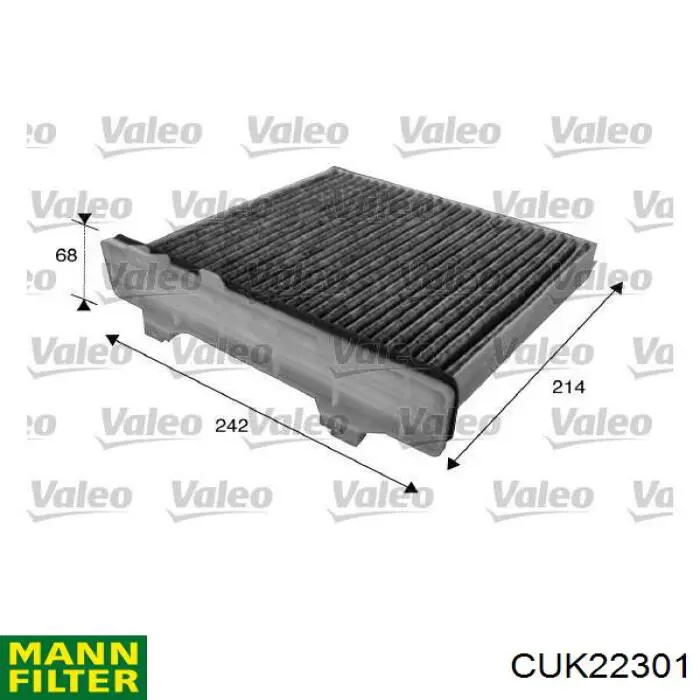 Купить CUK22301 Mann-Filter Фильтр салона угольный