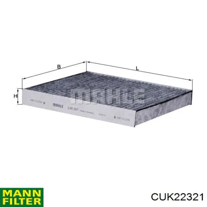 Фільтр салону CUK22321 Mann-Filter