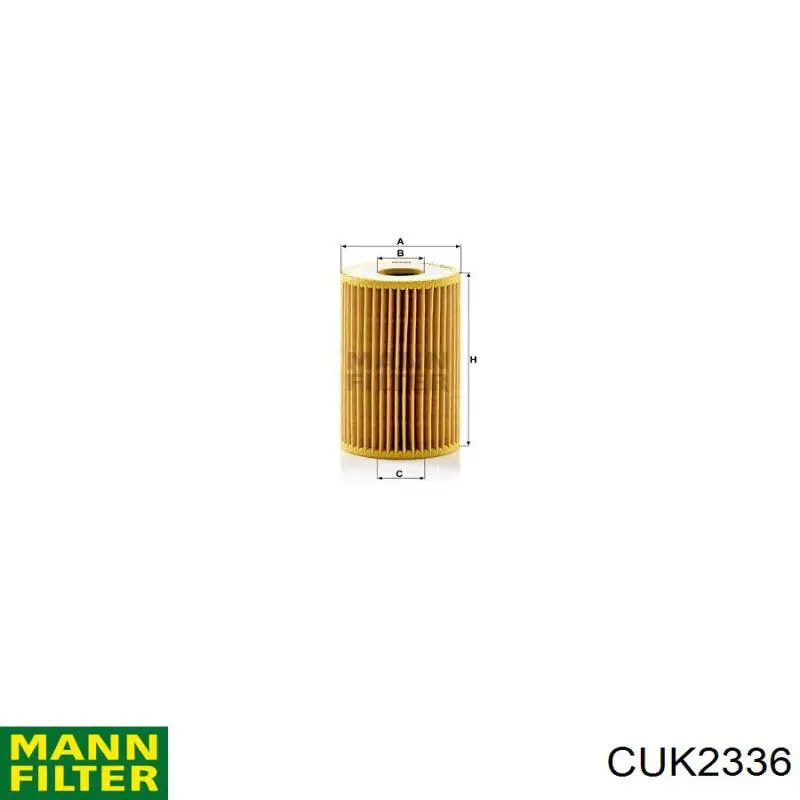 CUK2336 Mann-Filter Внутрисалонный фильтр