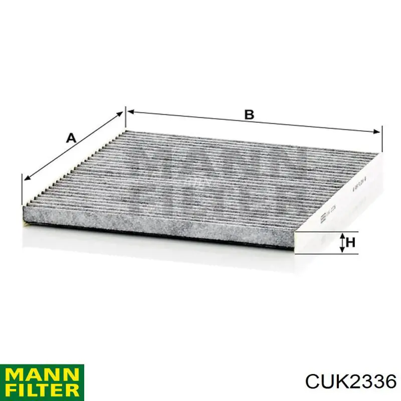 Купить CUK2336 Mann-Filter Фильтр салона угольный