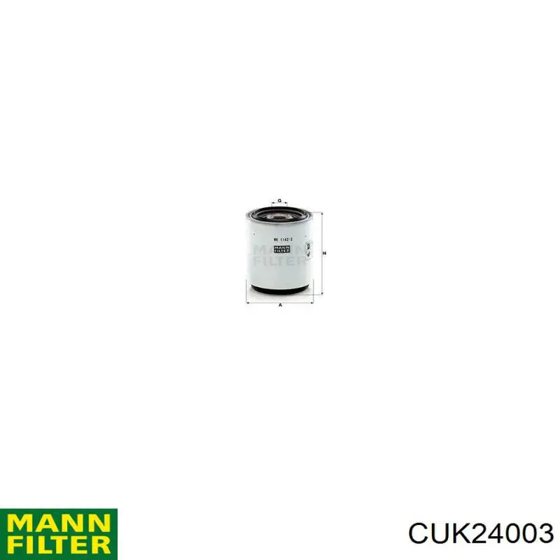 Фильтр воздушный отопителя Mann-Filter CUK24003 цена, от 16.90 USD