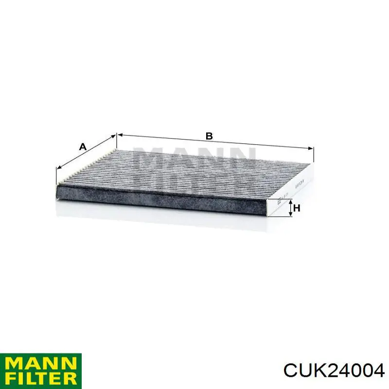 Filtro de habitáculo CUK24004 Mann-Filter