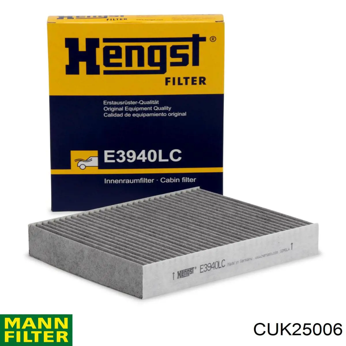 Фильтр воздушный отопителя Mann-Filter CUK25006 цена, от 50.90 USD