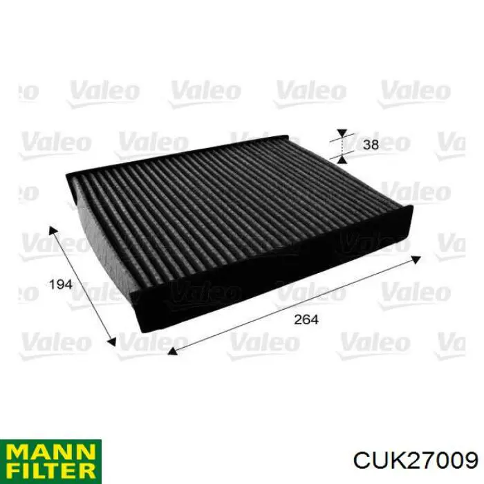 CUK27009 Mann-Filter Внутрисалонный фильтр