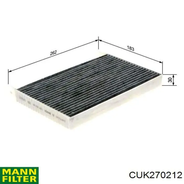 Filtro de habitáculo CUK270212 Mann-Filter