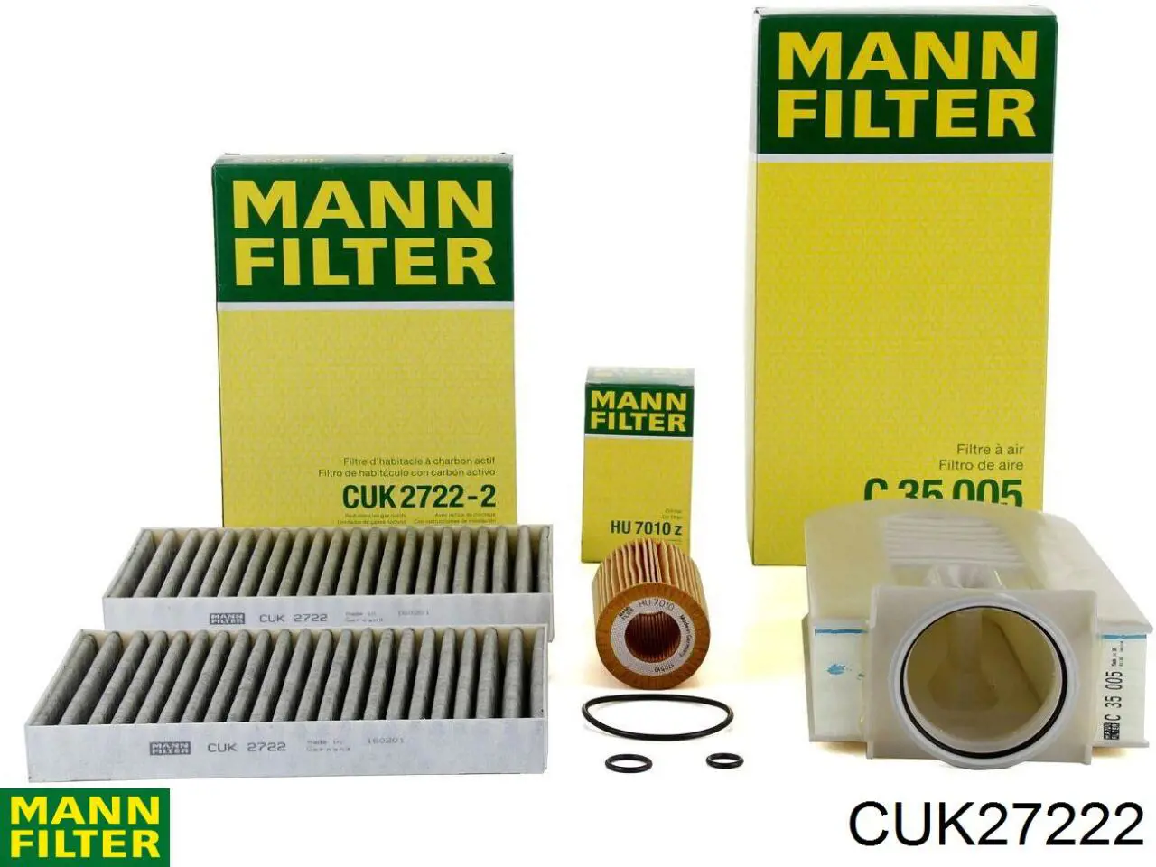 Filtro de habitáculo CUK27222 Mann-Filter