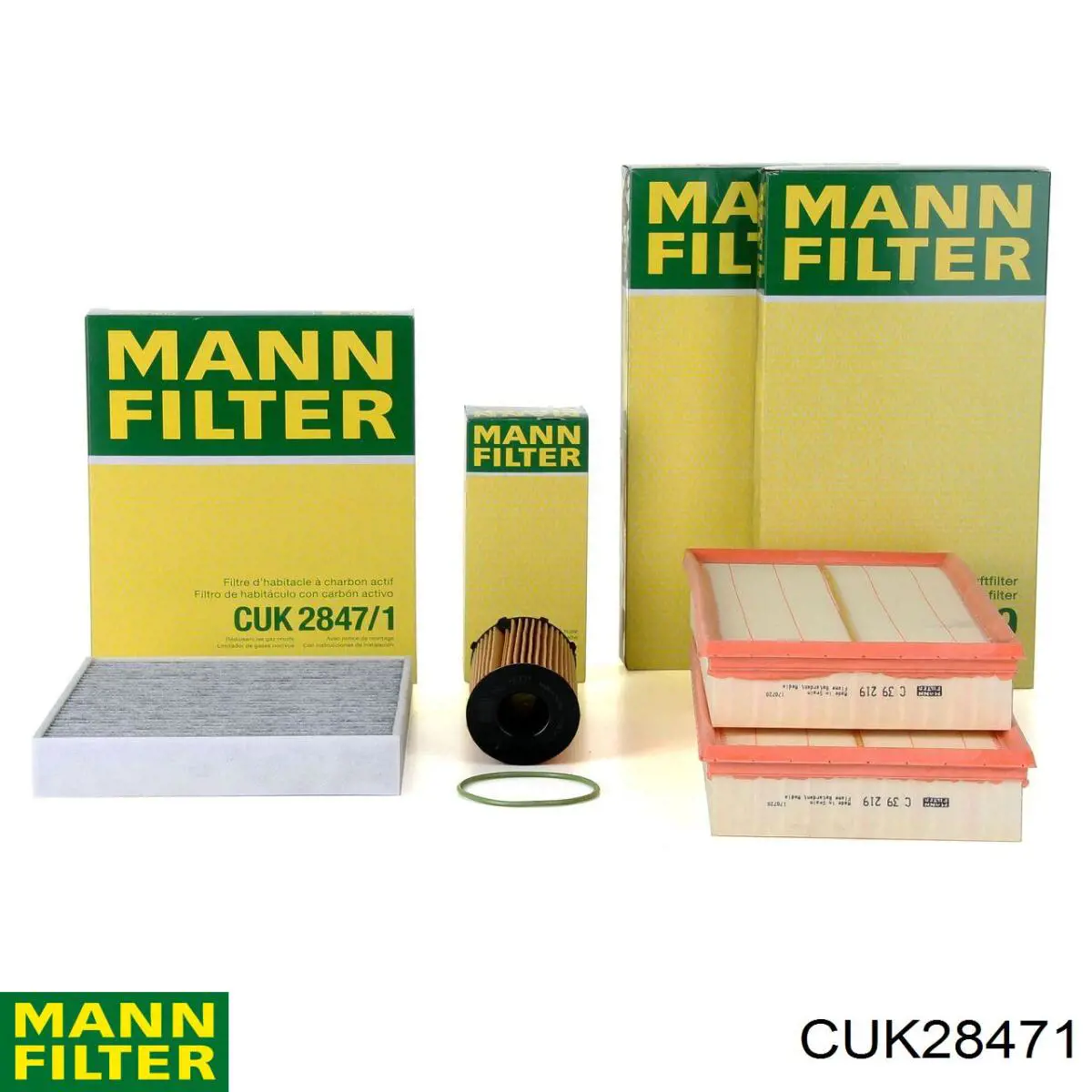 Купить CUK28471 Mann-Filter Фильтр салона угольный