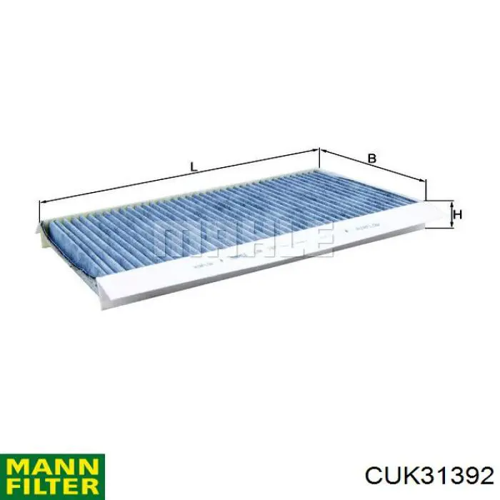 Воздушный фильтр салона Mann-Filter CUK31392