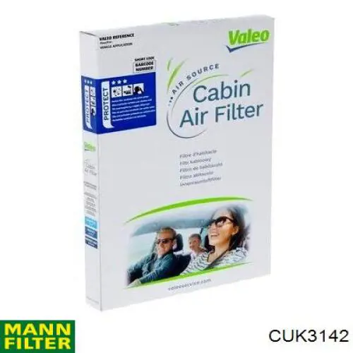 Купить CUK3142 Mann-Filter Фильтр салона угольный