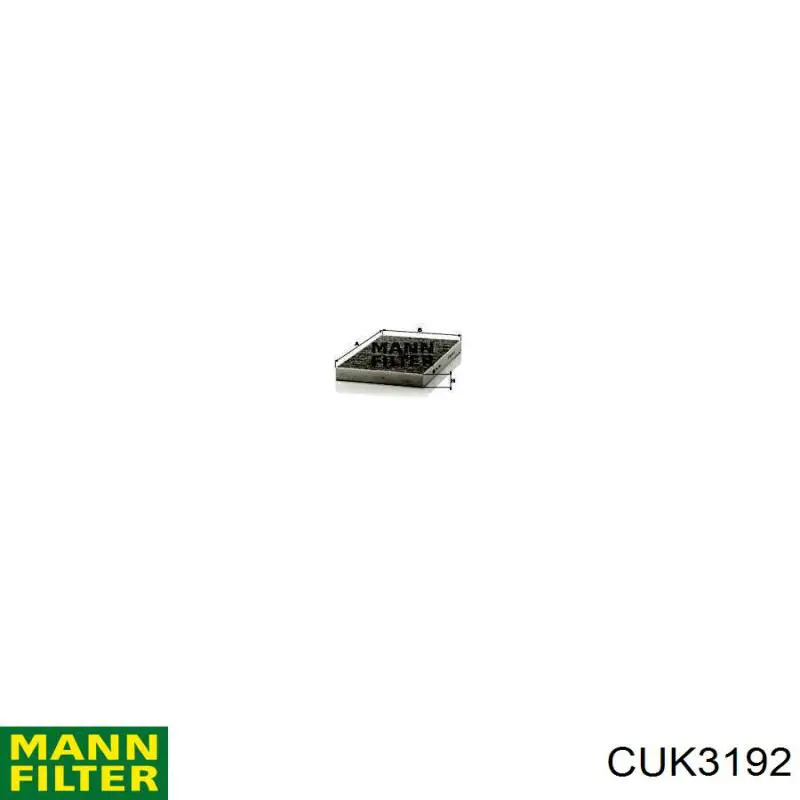CUK3192 Mann-Filter Внутрисалонный фильтр