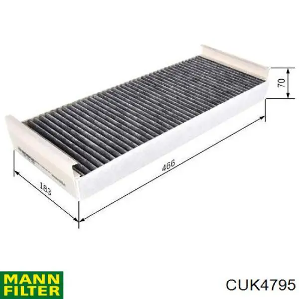 Фільтр салону CUK4795 Mann-Filter