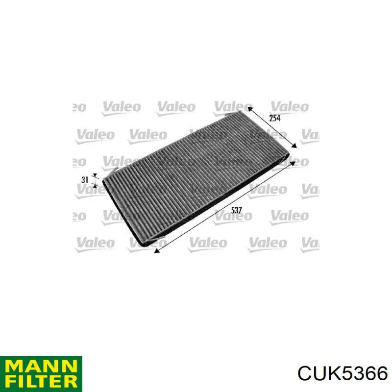 Фильтр салона CUK5366 Mann-Filter