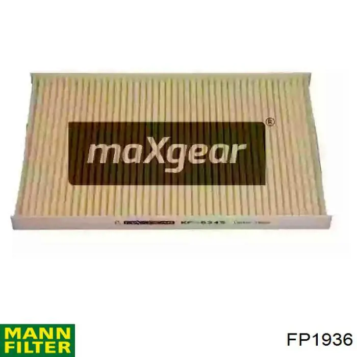 Фильтр воздушный отопителя Mann-Filter FP1936 цена, от 22.29 USD