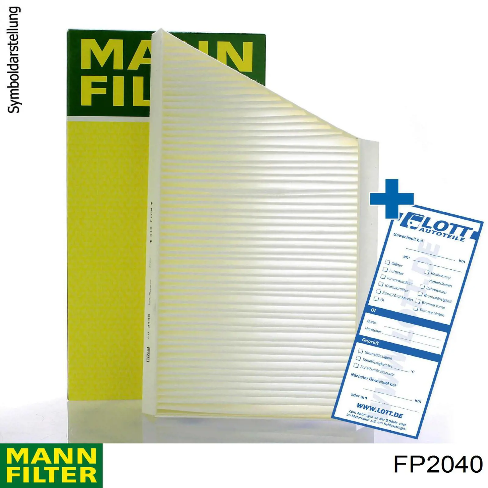 Воздушный фильтр салона Mann-Filter FP2040