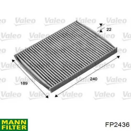 FP2436 Mann-Filter filtro de salão