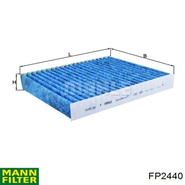 Купить FP2440 Mann-Filter Фильтр салона угольный