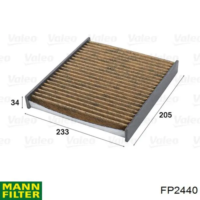 Фильтр салона FP2440 Mann-Filter