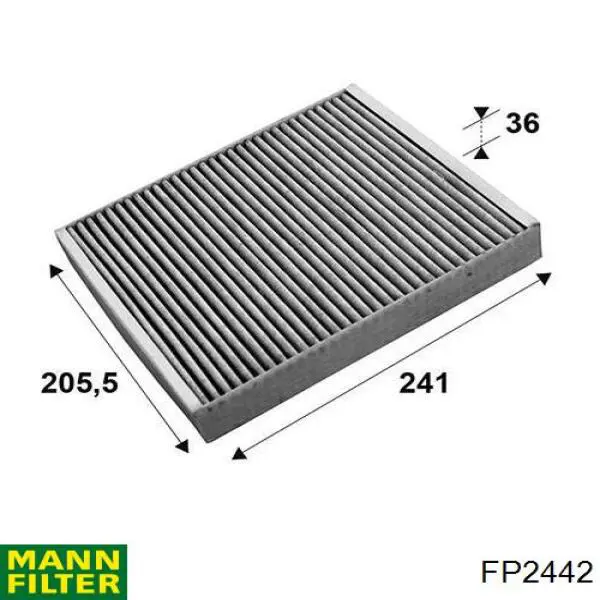 Фильтр салона FP2442 Mann-Filter