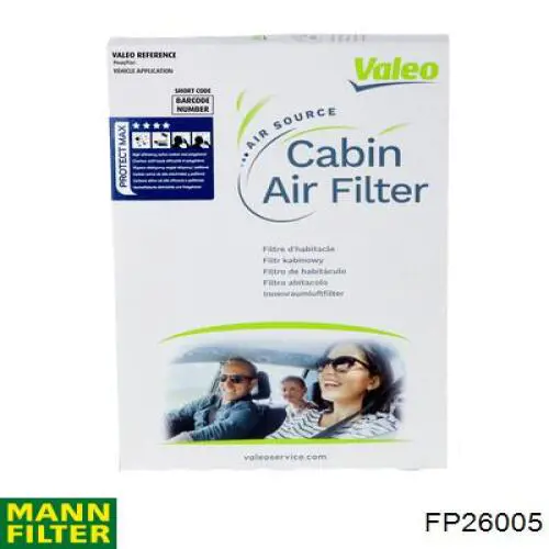 FP26005 Mann-Filter Внутрисалонный фильтр