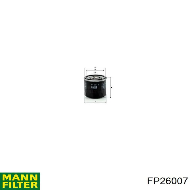 Фильтр салона FP26007 Mann-Filter