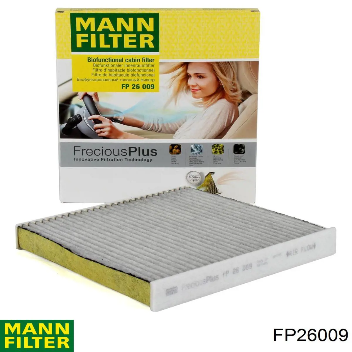 FP26009 Mann-Filter Внутрисалонный фильтр