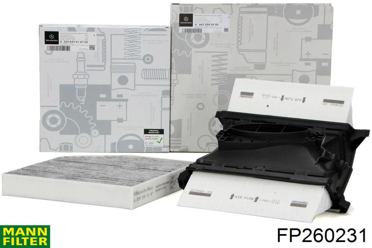 Воздушный фильтр салона Mann-Filter FP260231